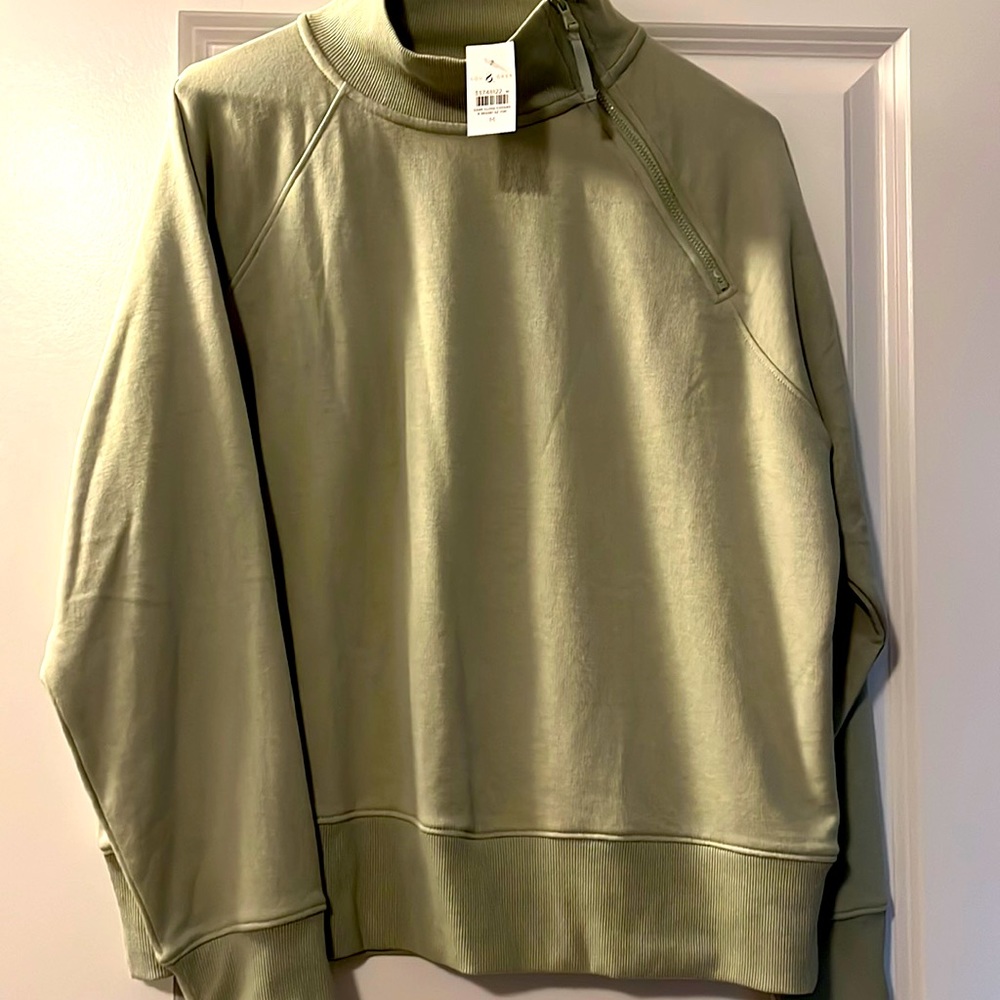 Loft Lou and Grey Zip Turtleneck - Size M